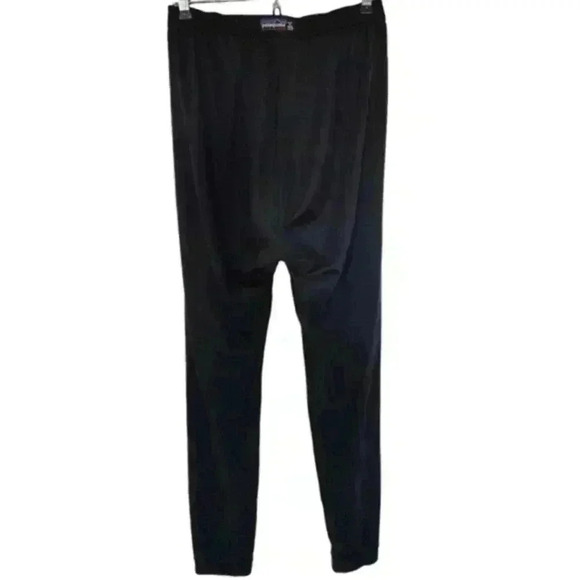 Patagonia Capilene  Base Layer Pants Vintage Black Solid Pull-on Women's Large - Picture 3 of 13